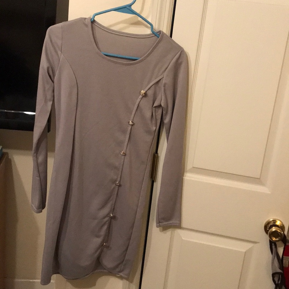 Gray dress NEVER BEEN WORN!
